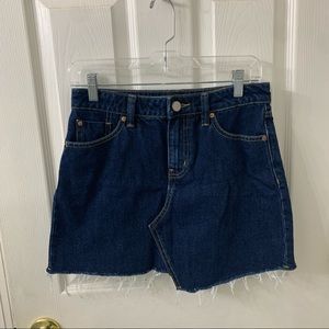 BDG Dark Wash Jean Skirt